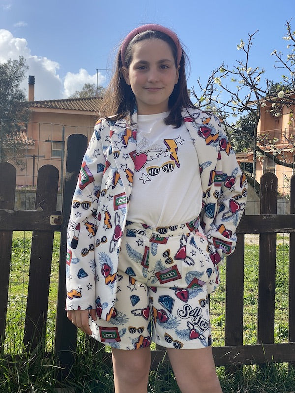 Giacca Bambina Vicolo Girl Fantasia Pop Anni 8 