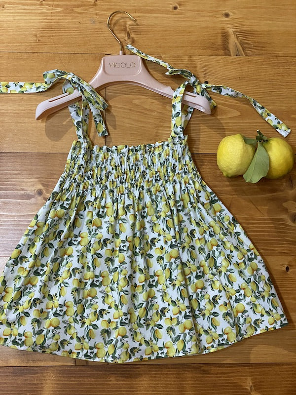 Top Vicolo Bambina fantasia limoni Anni 6-10-14