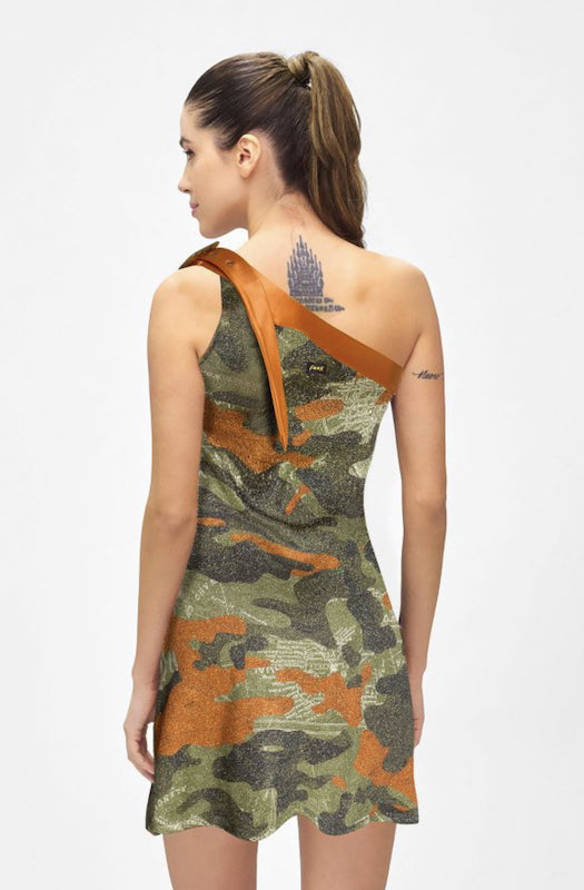 Vestito corto monospalla Desert Effek Taglia M