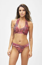 Bikini ReversibilieTriangolo alto e slip brasiliano regolabile Mantra Effek Taglia S e M
