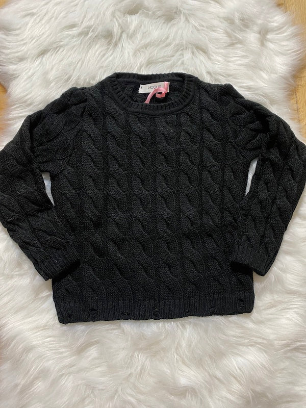 Maglioncino per Bambina Vicolo Girl a trecce Anni 6 ANNI