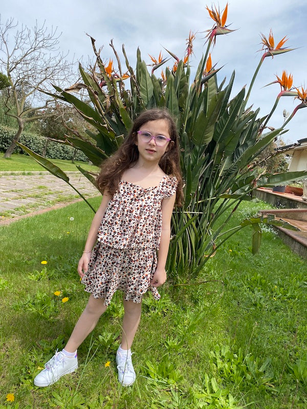 Top Bambina Vicolo Girl fantasia animalier