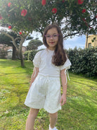 Short per Bambina in Pizzo Sangallo Vicolo Girl Anni 8-10-14