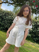 Short per Bambina in Pizzo Sangallo Vicolo Girl Anni 8-10-14