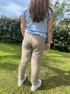 Pantalone per bambina in lino Vicolo Girl