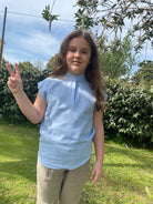 Blusa per Bambina in lino Vicolo Girl