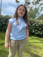 Blusa per Bambina in lino Vicolo Girl