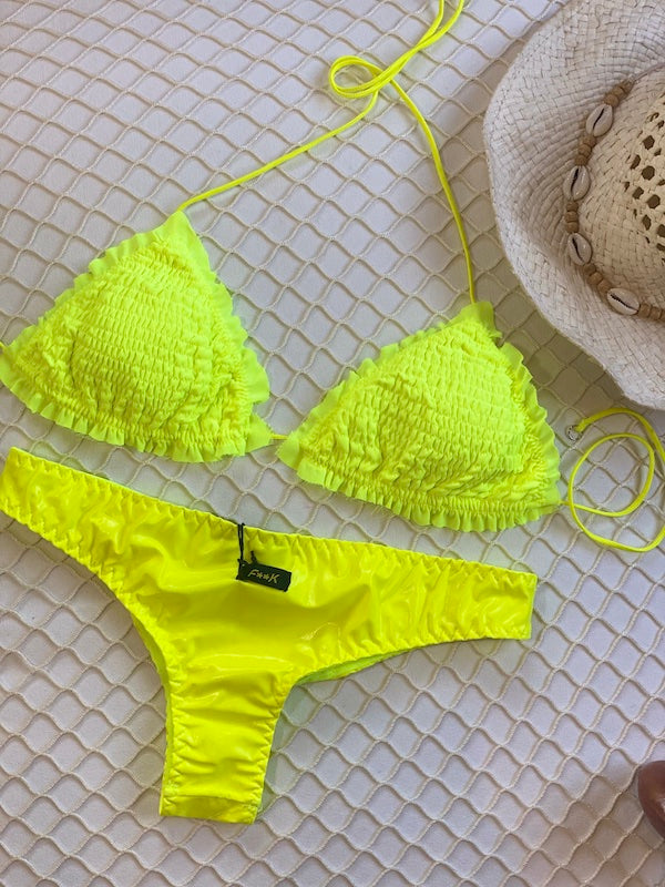 Bikini Triangolo con slip fisso Butterfly Effek TAGLIA L