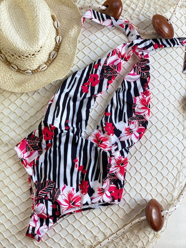 Monokini Striped Effek Taglia M e L