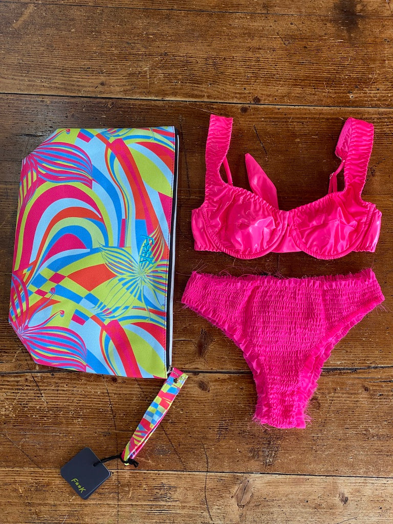 Bikini Reggiseno con slip fisso Butterfly Effek Taglia S 