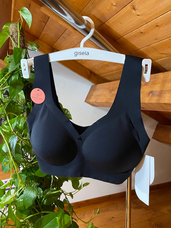  Reggiseno Top Gisela senza cuciture con imbottitura estraibile