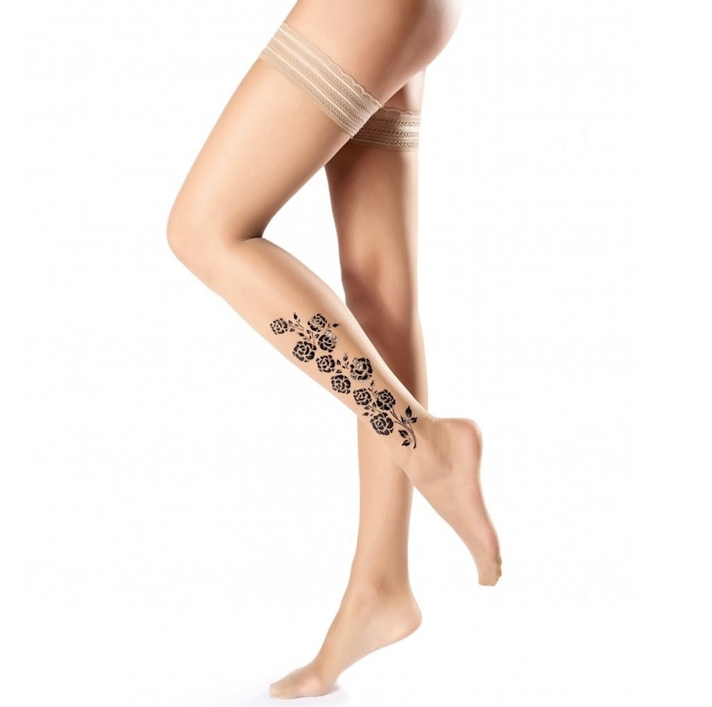 Autoreggente Flower Rose 15DEN  Oroblu