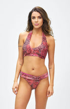 Bikini ReversibilieTriangolo alto e slip brasiliano regolabile Mantra Effek Taglia S e M