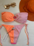 Bikini fascia e slip americano regolabile Tooled Me Fui TAGLIA LG
