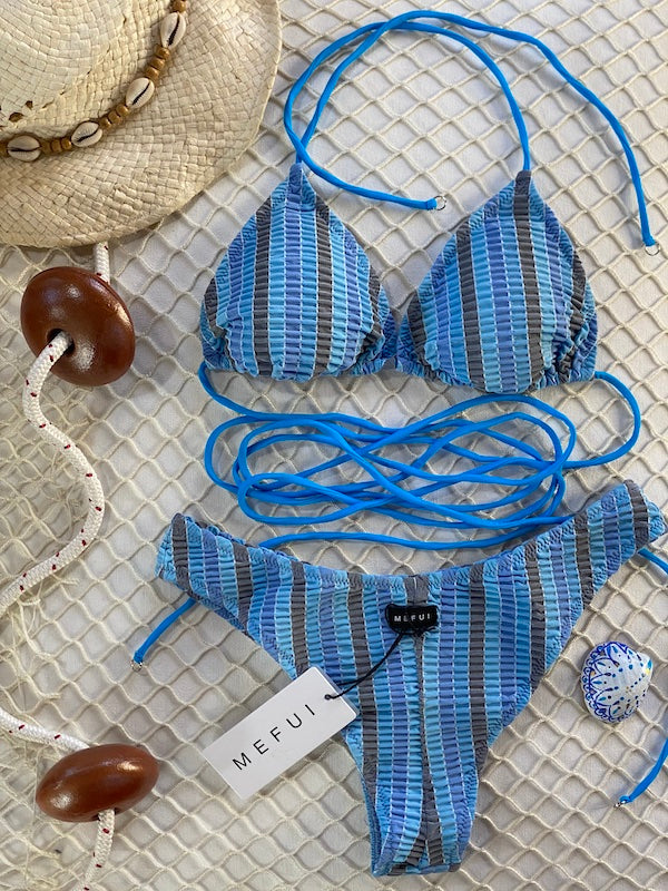  Bikini triangolo e slip fisso Shirting  Me Fui