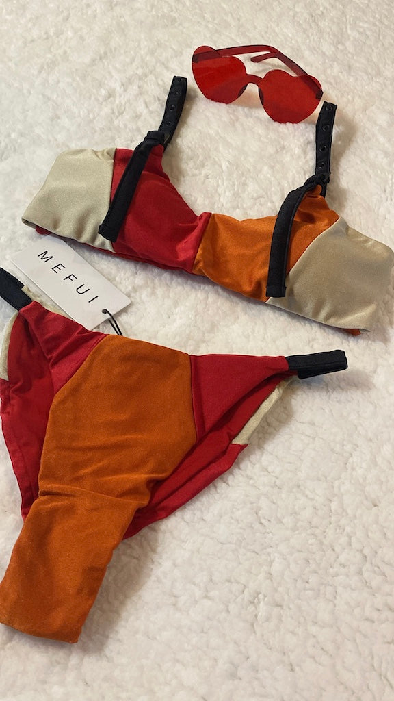 Bikini top e slip brasiliano Guarda Pampa Me Fui TAGLIA S & M