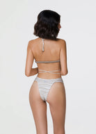 Bikini triangolo alto e slip fisso Twist Me Fui TAGLIA L
