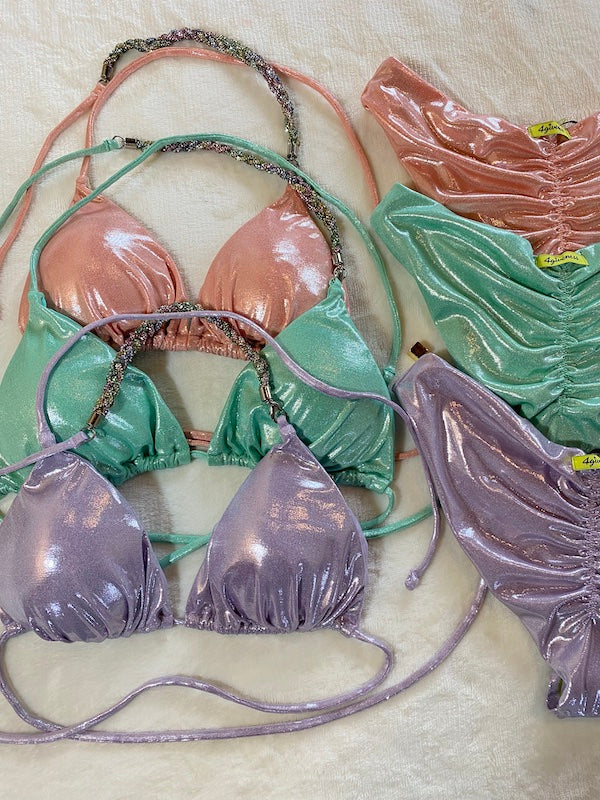 Bikini triangolo e slip rose Candy Colors 4giveness TAGLIA MIX