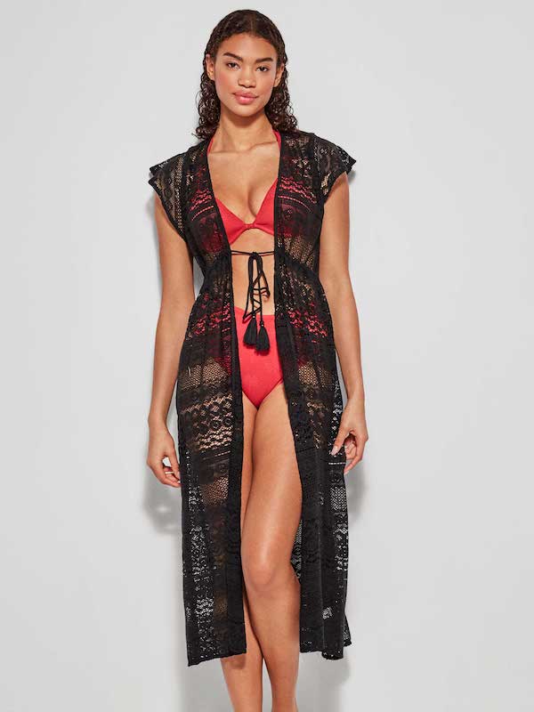 Vestito Lungo Traforato Gisela