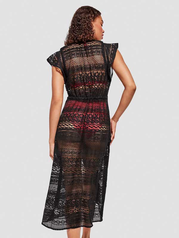 Vestito Lungo Traforato Gisela