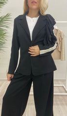Blazer Susy Mix con Rouges e Banda Laterale 