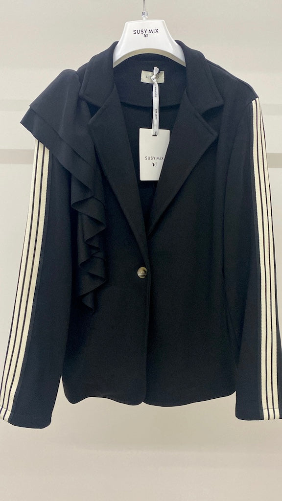 Blazer Susy Mix con Rouges e Banda Laterale 