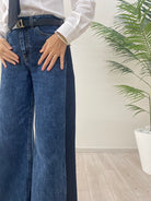 Jeans Palazzo Banda Laterale Susy Mix