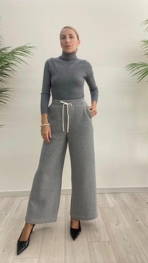 Pantalone Ampio in  Felpa Vicolo