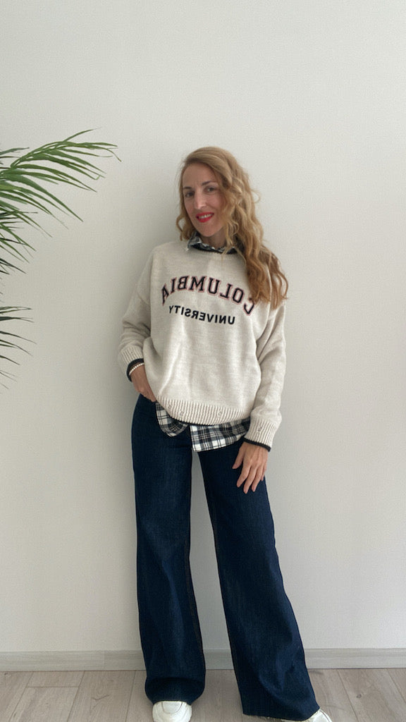 Maglioncino Susy Mix Harvard University e Columbia University