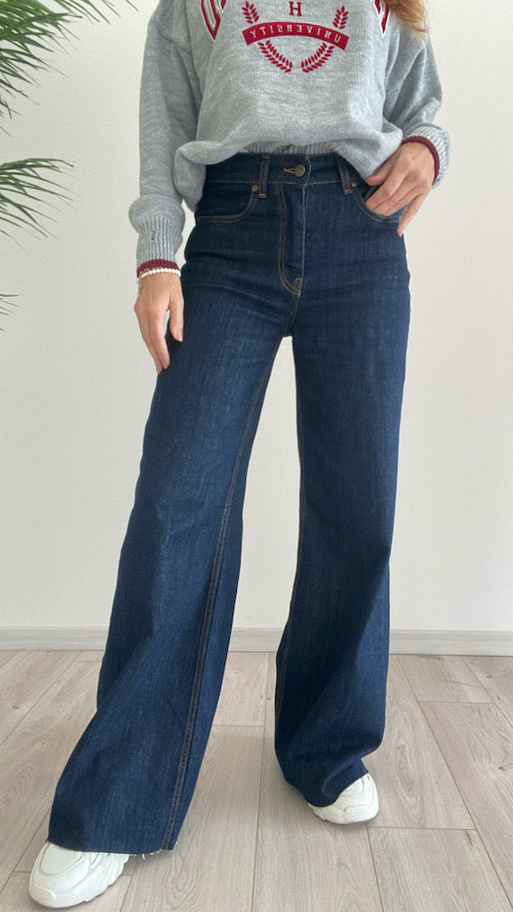 Jeans Gamba Larga Susy Mix