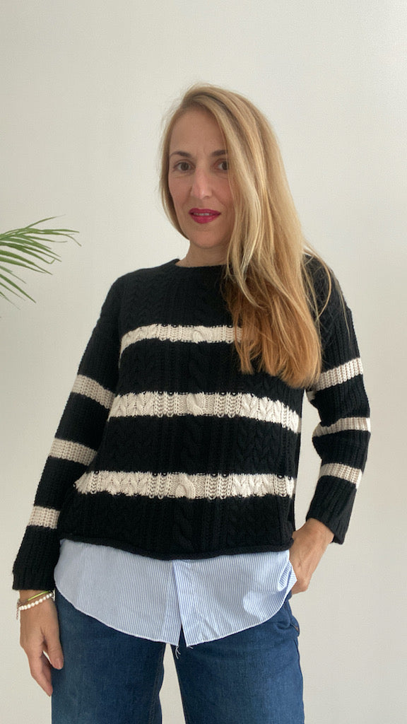 Pullover Righe Susy Mix