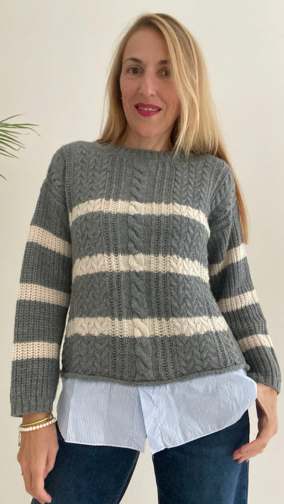 Pullover Righe Susy Mix
