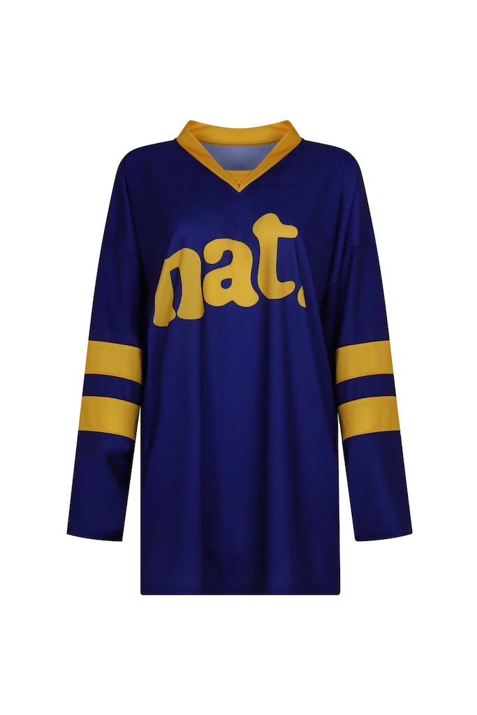 555 Hockey Tee Blue Royal Not After Ten