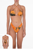 Bikini Donna F**K Triangolo con Slip Americano Fisso Arancio 0500OR