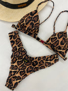 Bikini F**K Triangolo Alto con Americano Fisso Fantasia