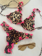 Bikini Donna F**K Triangolo alto con Slip Americano Fisso Fantasia 0522-X23
