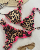 Bikini Donna F**K Triangolo alto con Slip Americano Fisso Fantasia 0522-X23