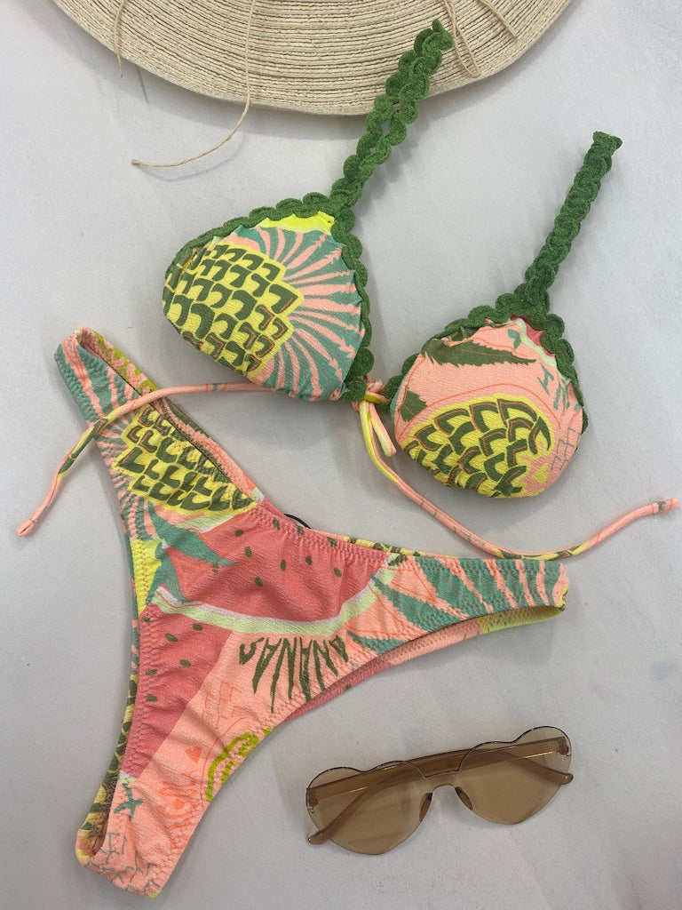 Bikini F**K Triangolo con Americano Fisso Fantasia 0620X12