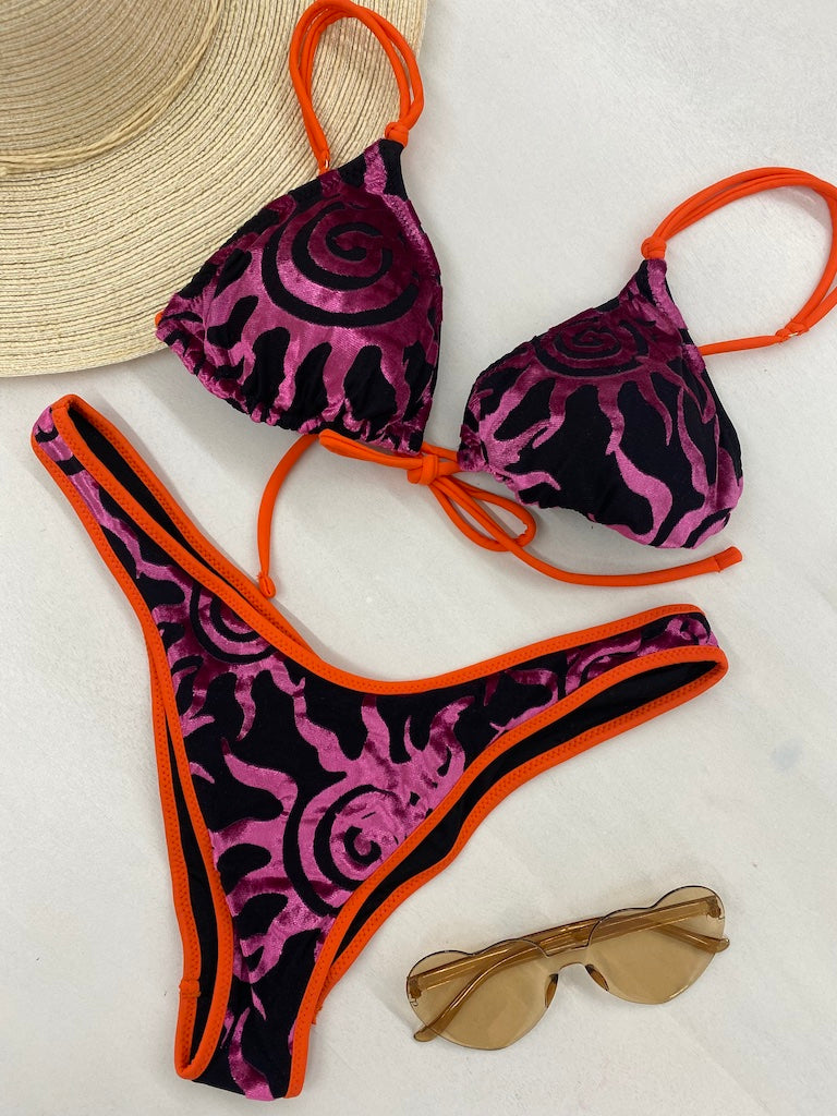 Bikini F**K Triangolo con Americano Fisso Fantasia 0800BK