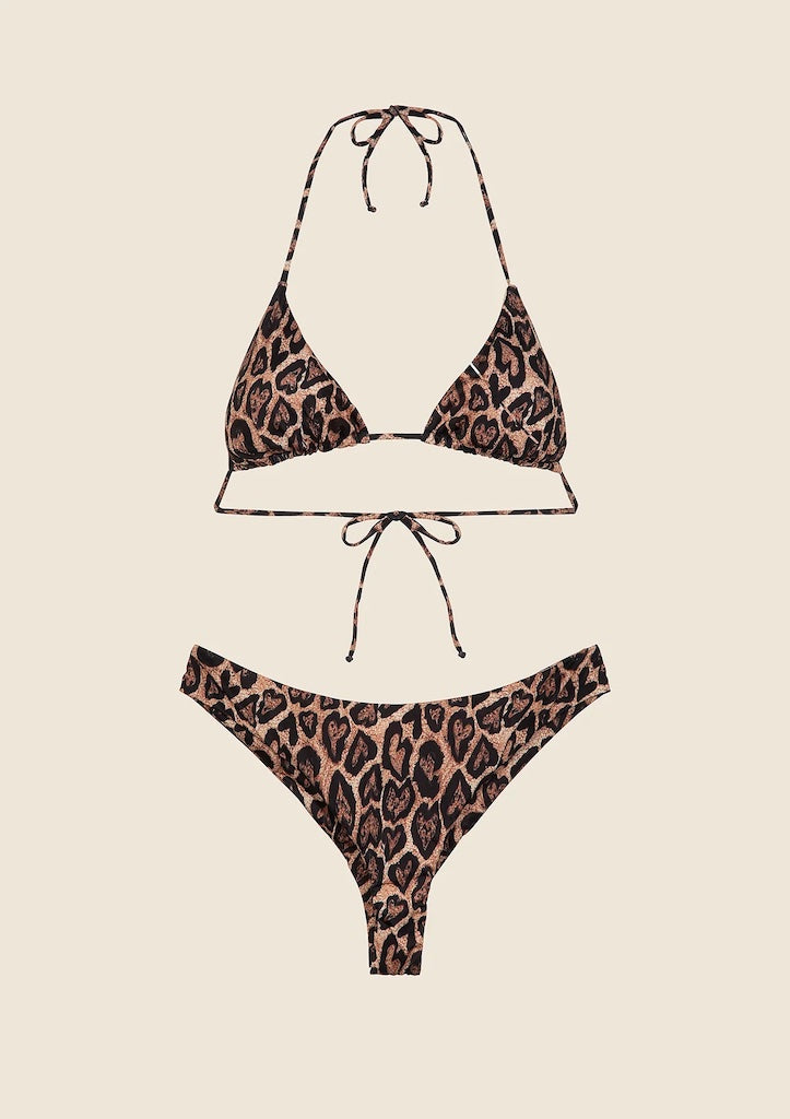 Bikini Donna F**K Triangolo con Slip Americano Fisso Fantasia 2100-X26