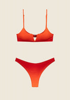 Bikini Donna F**K Fascia V con Slip Americano Fisso Degradè 1152X45
