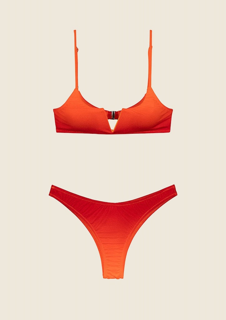Bikini Donna F**K Fascia V con Slip Americano Fisso Degradè 1152X45