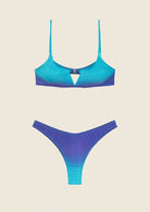 Bikini Donna F**K Fascia V con Slip Americano Fisso Degradè 1152X46