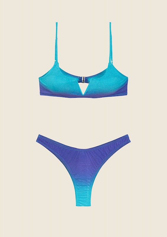Bikini Donna F**K Fascia V con Slip Americano Fisso Degradè 1152X46
