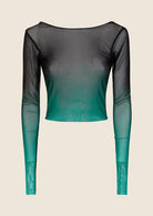 Crop Top Manica Lunga Donna F**K Degradè 1156-X47