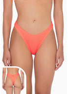 Slip Americano Fisso Donna F**K Corallo Fluo 1222FC
