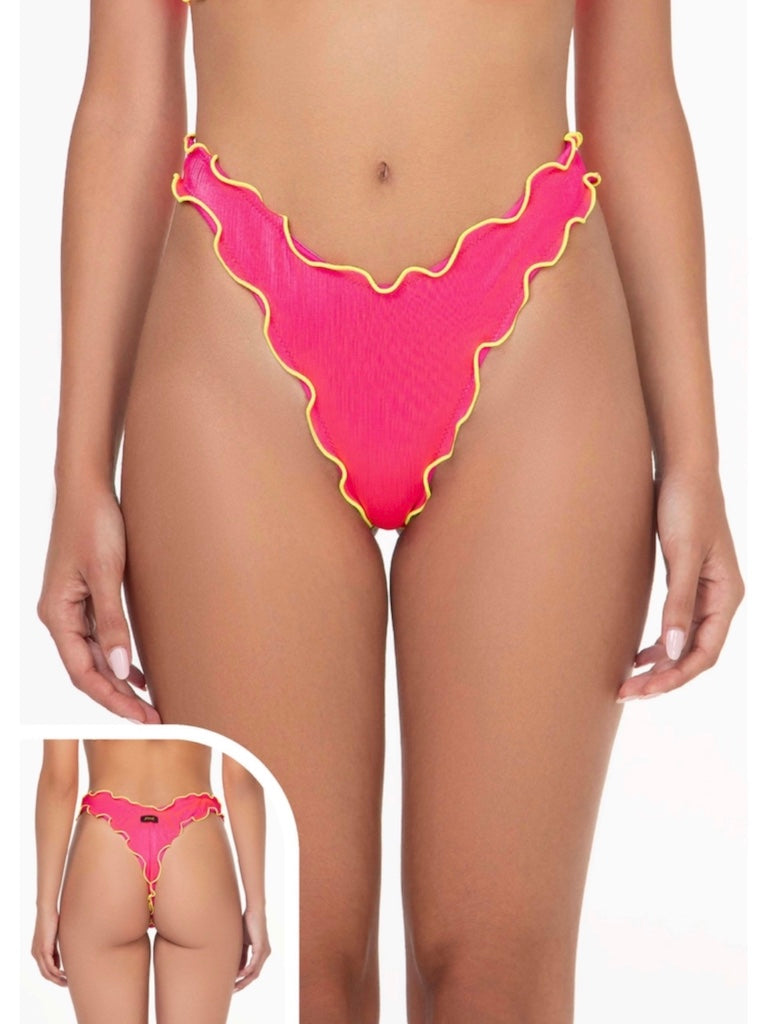 Slip Americano Fisso Frou Frou Donna F**K Fucsia Fluo 1926FF