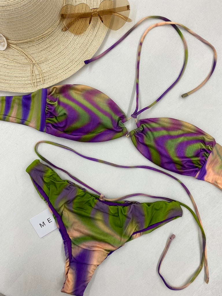 Bikini Donna Me Fui Fascia con Slip Fisso Fantasia 0401X21