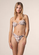 Bikini Donna Me Fui Reggiseno con Ferretto e Slip Regolabile Fantasia 0321X15