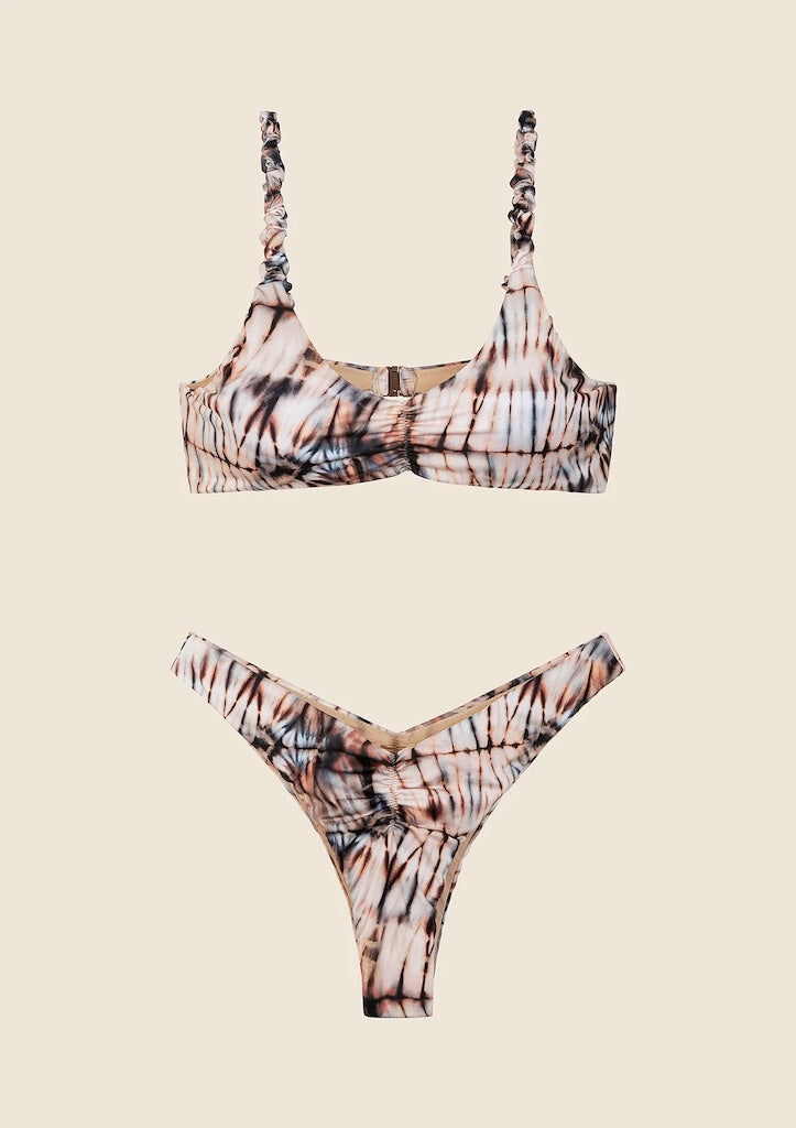 Bikini Donna Me Fui Top Con Slip Americano Fisso Fantasia 0331X15